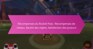 Read more about the article Récompenses du Rocket Pass : Récompenses de niveau, Rareté des objets, Satisfaction des joueurs