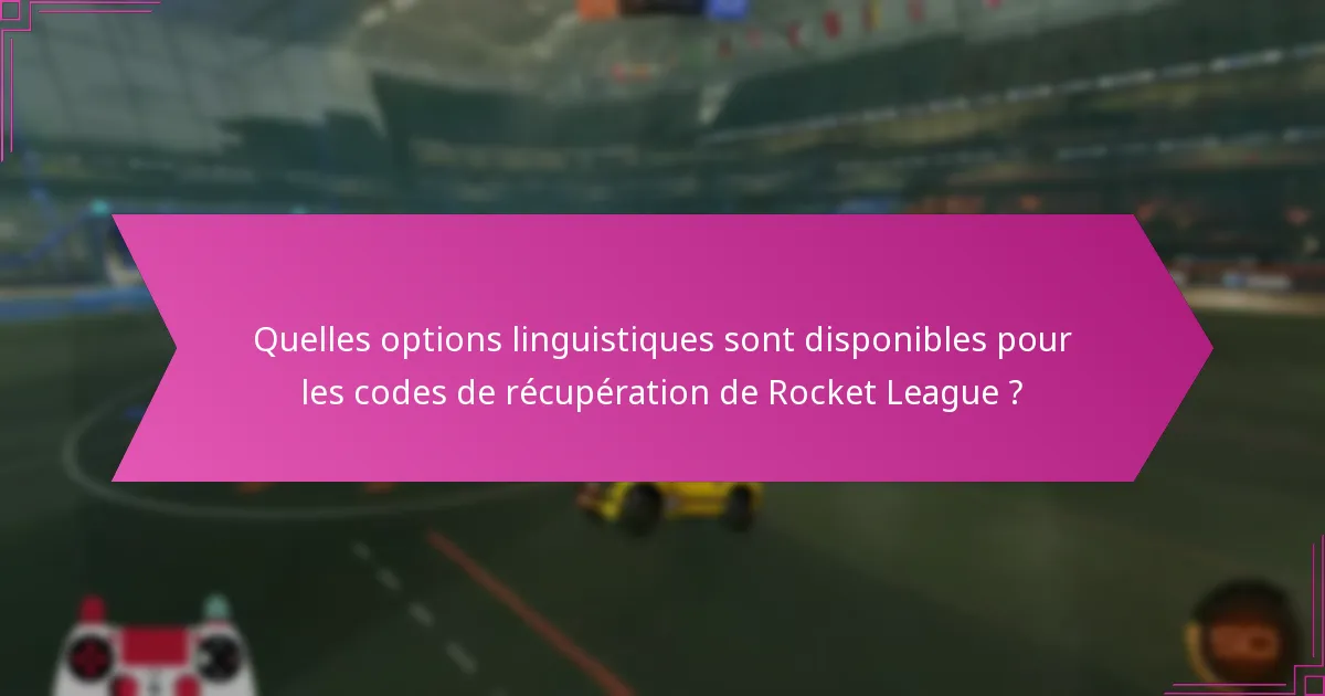 Comment les codes de récupération diffèrent-ils selon les plateformes de jeu ?