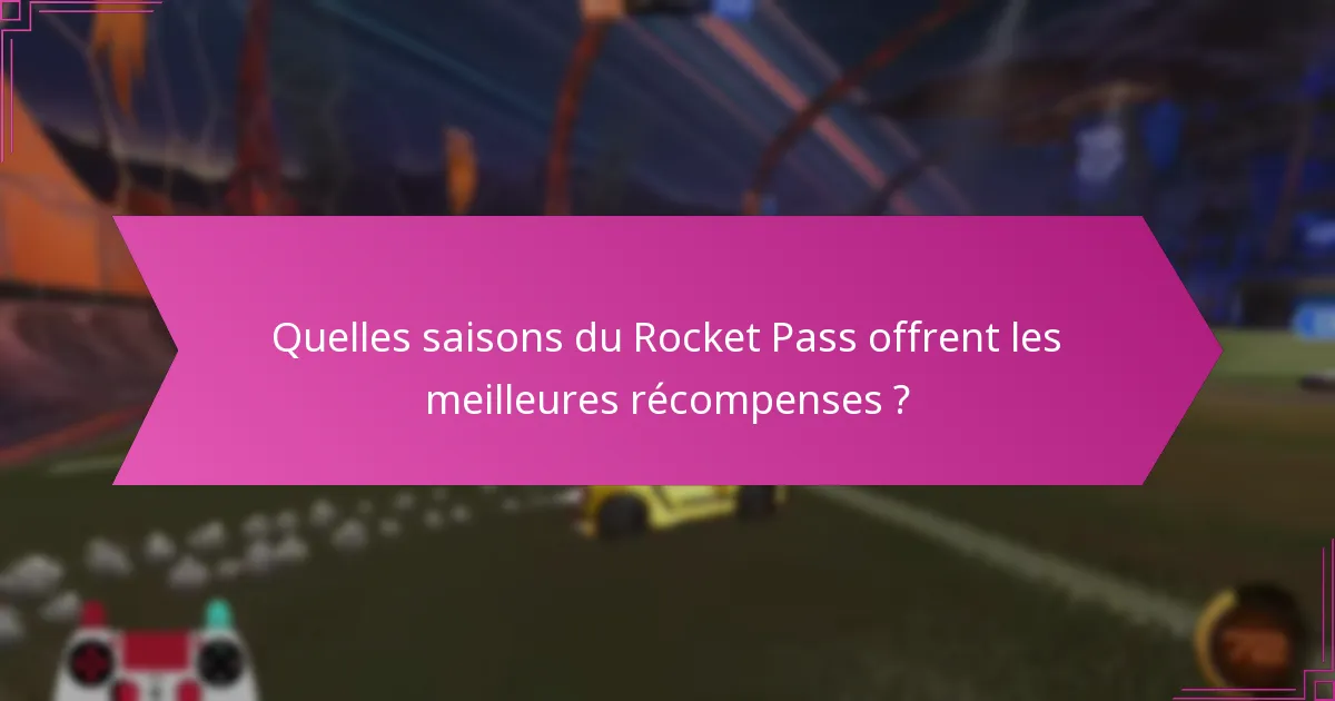 Comment les préférences des joueurs influencent-elles les récompenses du Rocket Pass ?