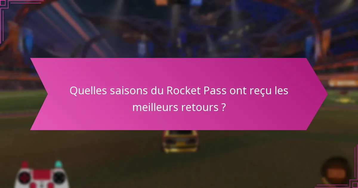 Quels changements de design ont été apportés aux récompenses du Rocket Pass ?